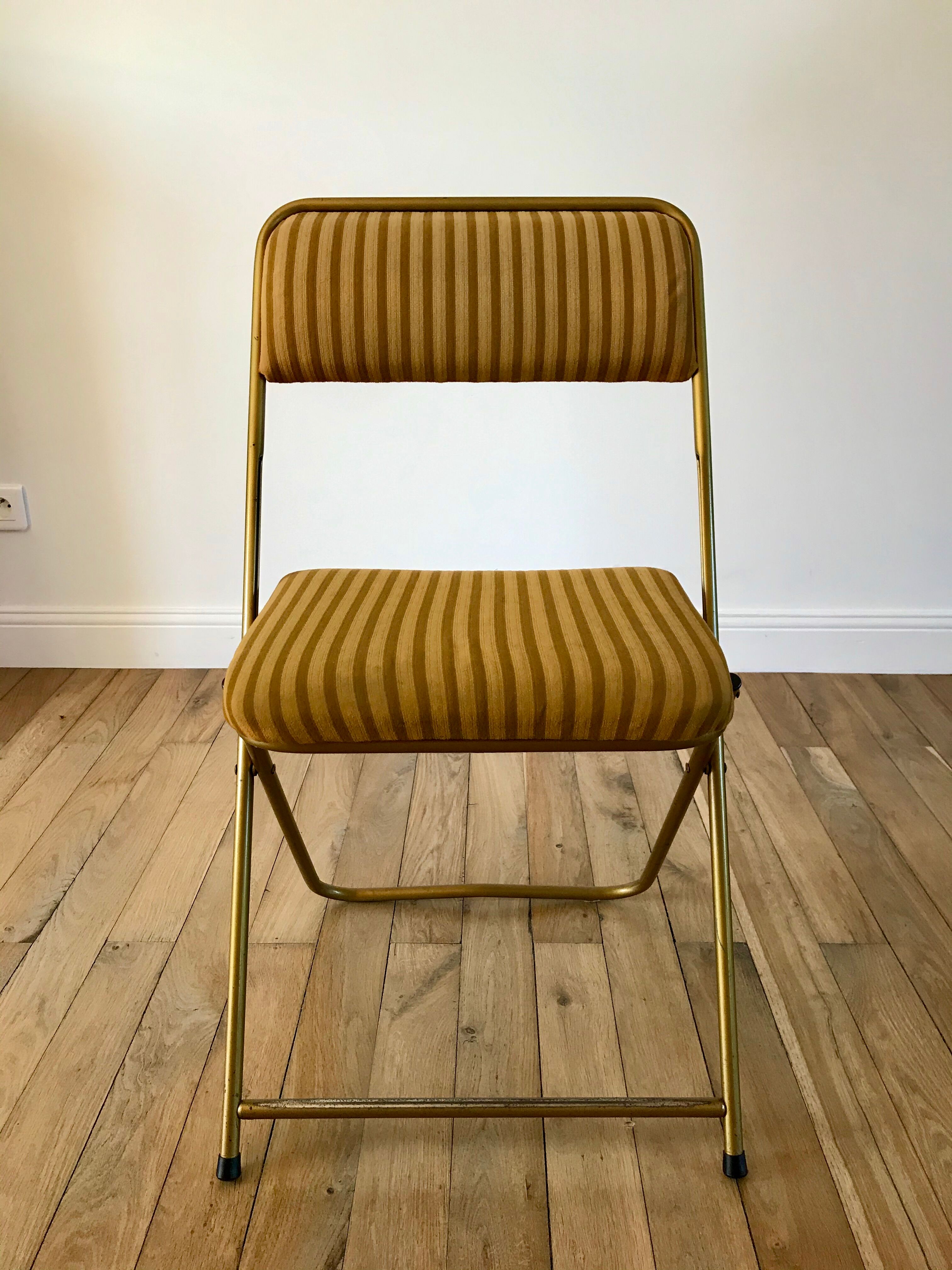 folding chair theater style Lafuma 70s