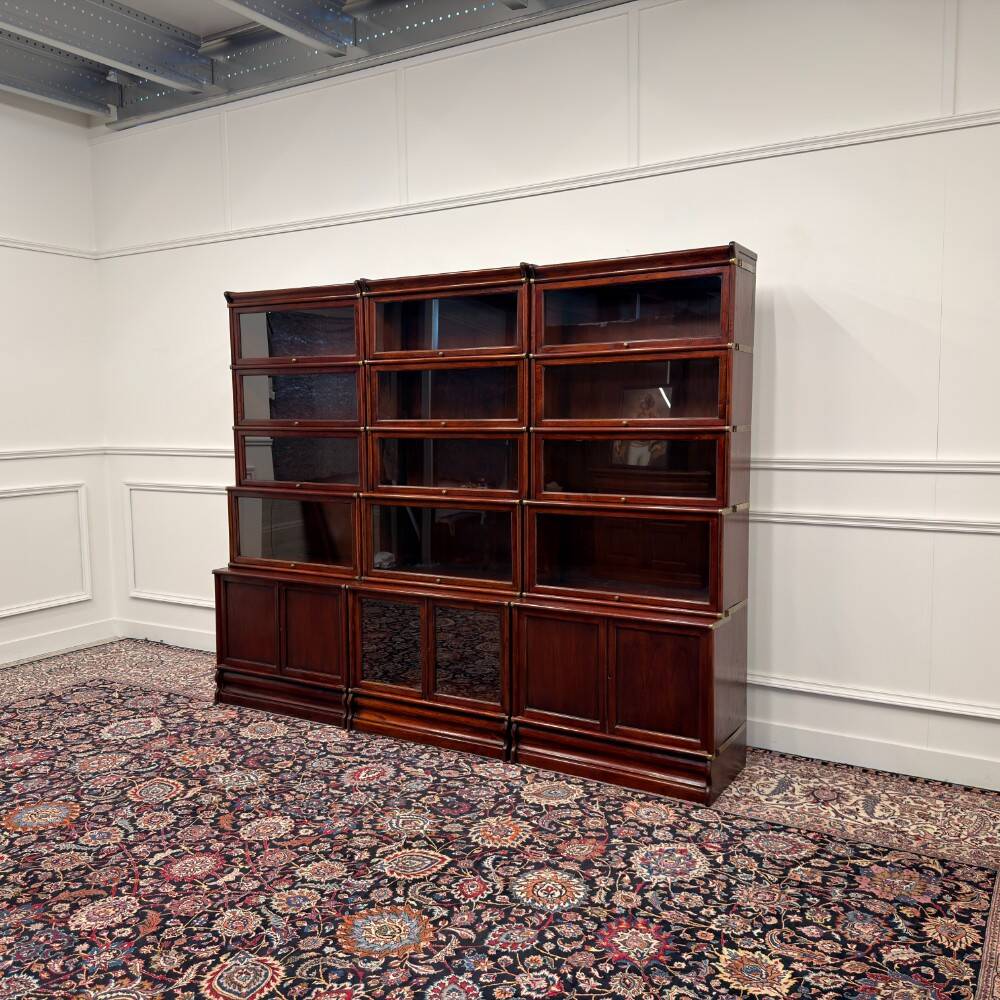 Classic English Globe Wernicke Style Bookcase