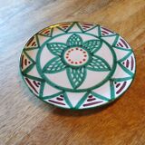 Ceramic plate signed Antoine Fazio