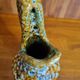 Ceramic ewer vase from La poterie du Cyclope in honey enamels