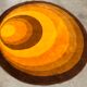 Round carpet 2m Scandinavian Schaeffler model "Atrium" synthetic from 1977
