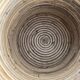 Vintage rattan cache pot in the style of Gabriella Crespi.