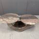 Vintage two tier marble coffee table, 1970s