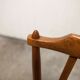Chaise scandinave 1960 en teck et skaï
