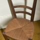 Chaise paillée campagne