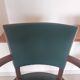 paire de chaises, fauteuils bridges vert foncé