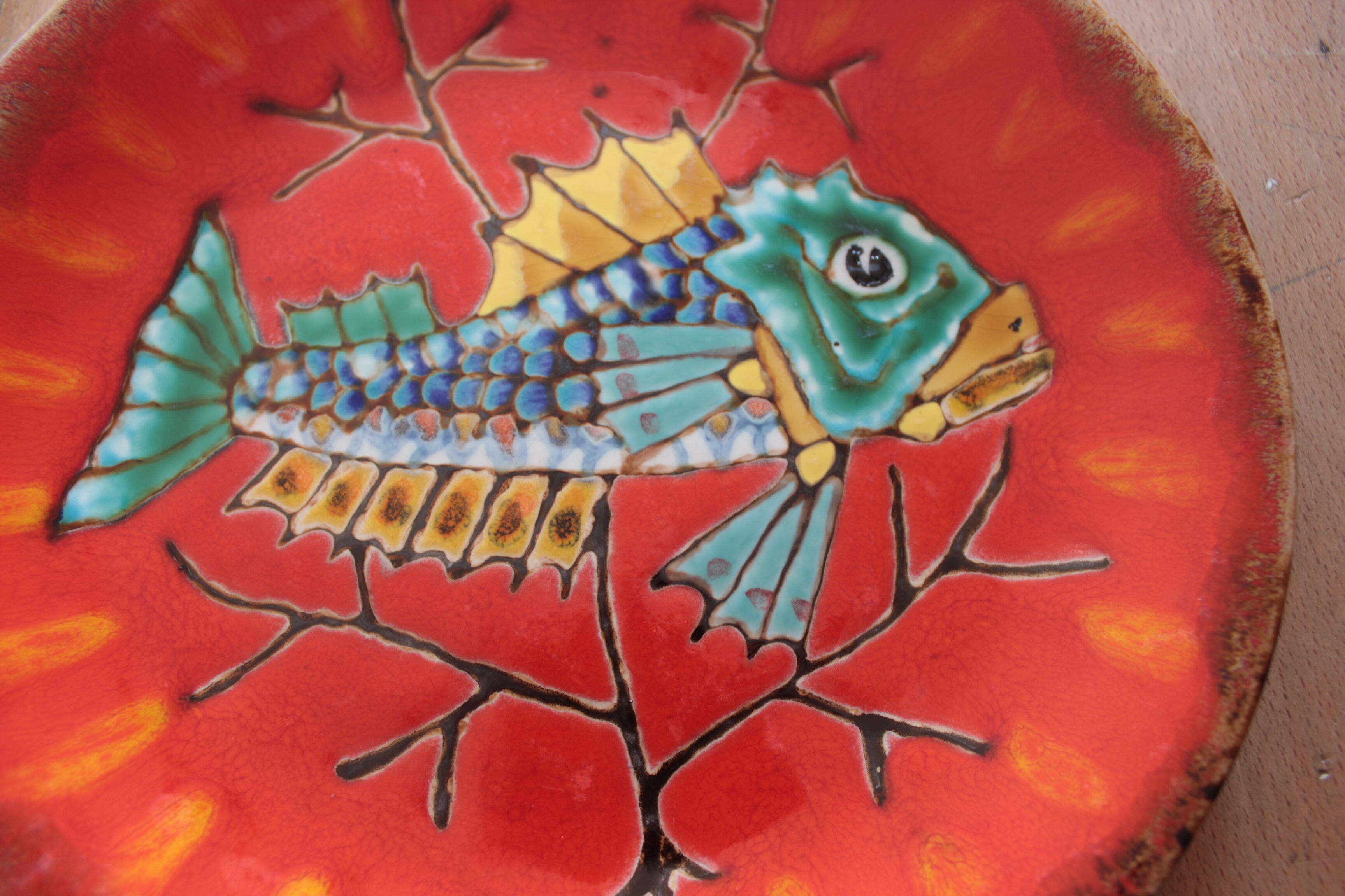 Emile Rocher Saint Renan Earthenware Plate