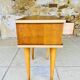 Vintage Scandinavian-style oak bedside table, circa 1960s/1970s