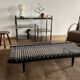 Black lacquered coffee table by Georges Tigien,1960s