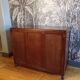 Vintage 3-drawer chest of drawers in dark wood