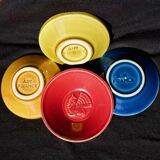 Air France : Old ashtrays / pocket drains / advertising cups in porcelain 1950's