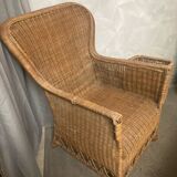 Rattan armchair called ear