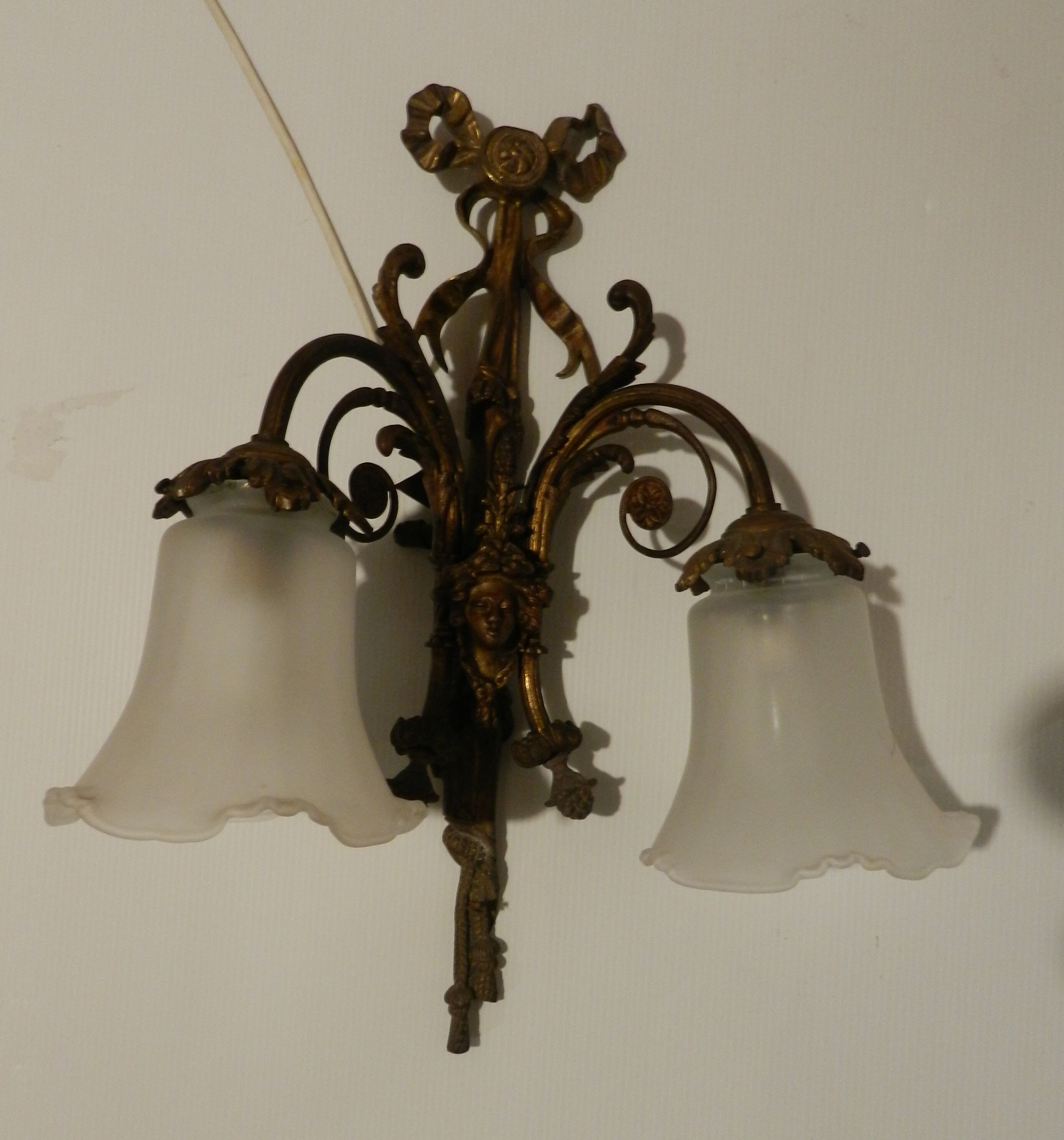 Sconce bronze knot Louis XV