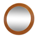 Round rattan bamboo mirror, 60 cm