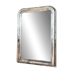 Miroir Louis-Philippe ancien argenté XIXème