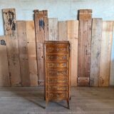 Louis XV style marquetry chest of drawers