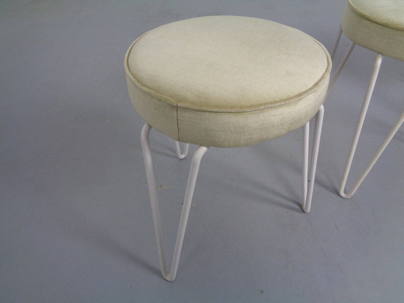 Mid-Century Hairpin Stools, 1960s, Set of 4