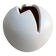 Unique vintage Prosman ceramic B2 vase - lightning bolt