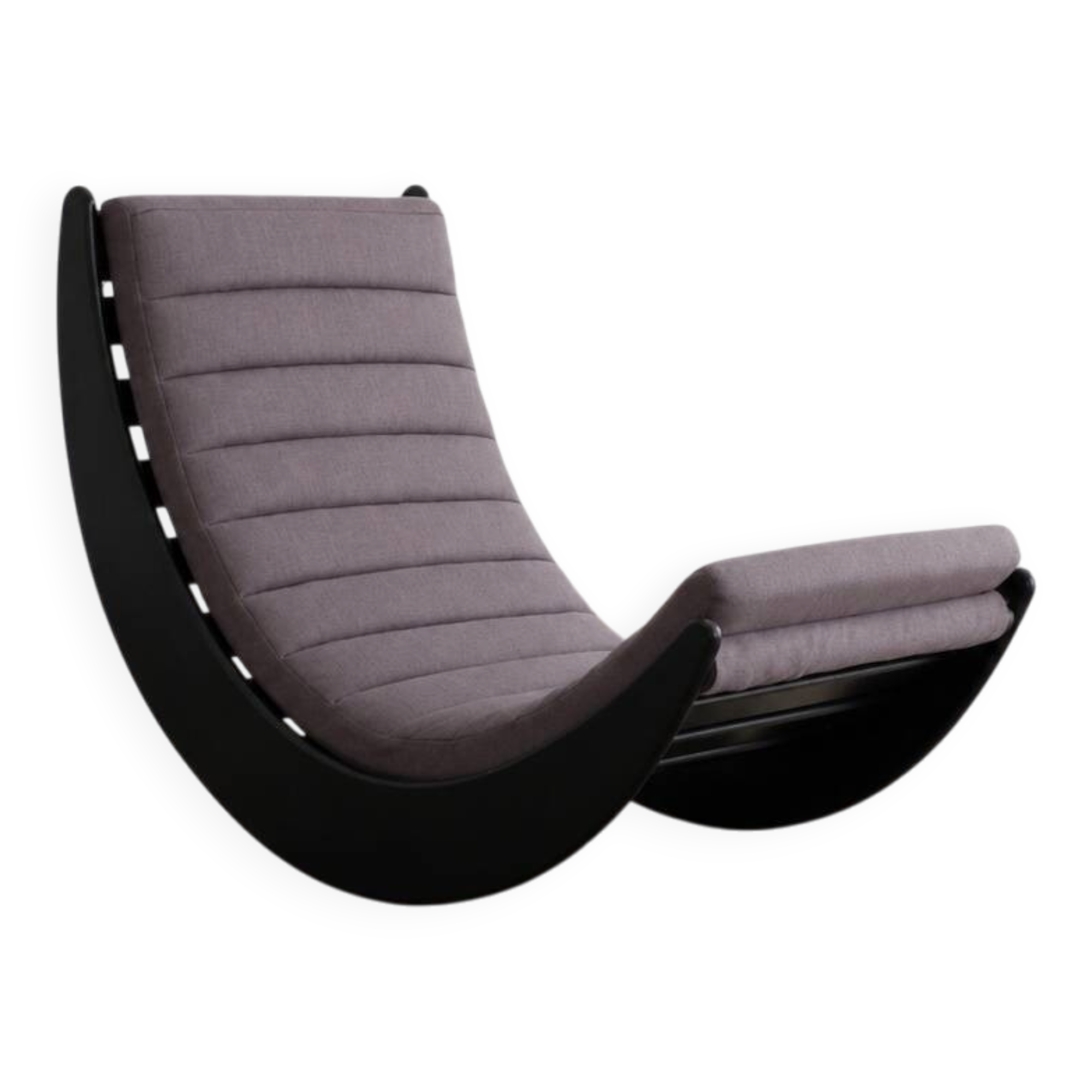 Fauteuil à bascule "Relaxer 2" de Verner Panton par Rosenthal réupholsté