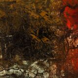 American abstract painting signed by Robert Jay Wolff 20th century