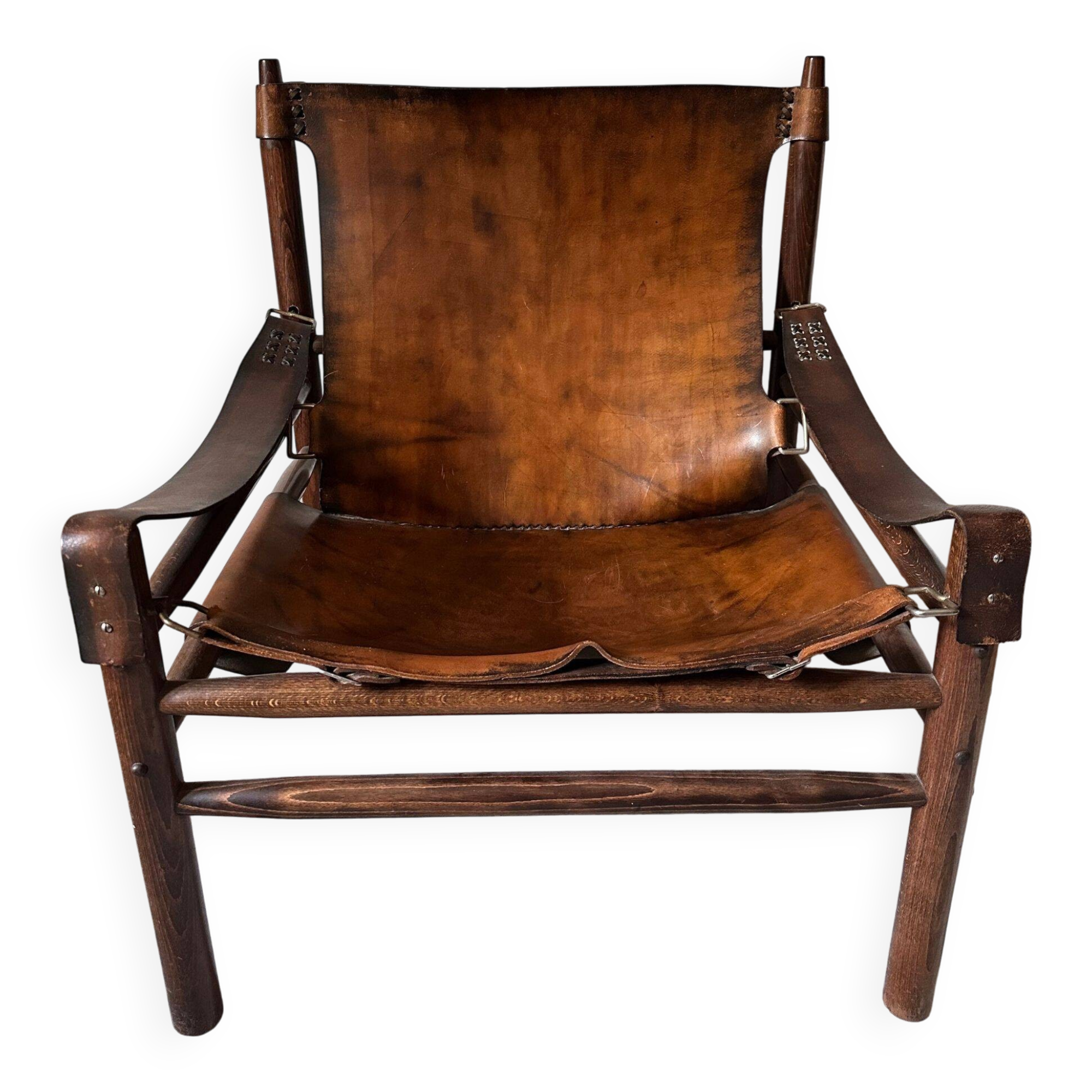 Buffalo Leather 'Safari' Armchair