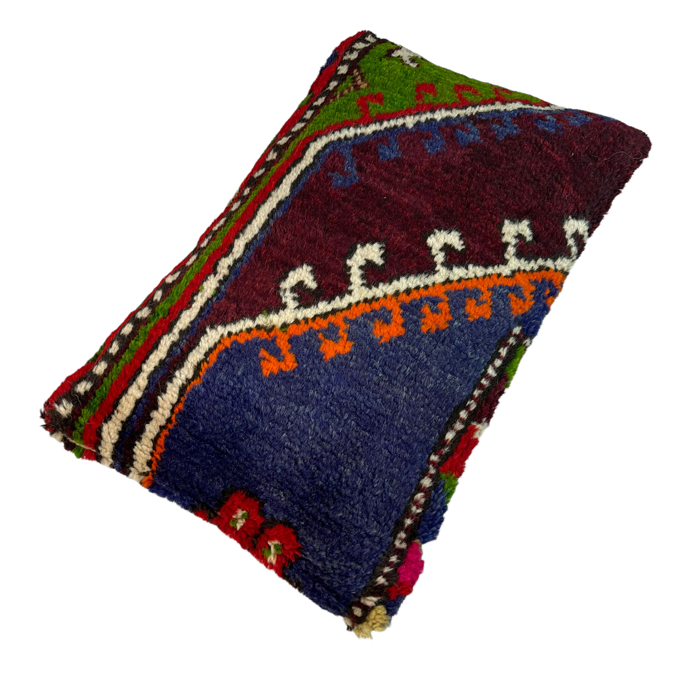 Vintage turkish handmade cushion cover , 30 x 50 cm