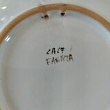 Rare duo d’assiettes italiennes en faïence – CACF Faenza