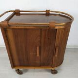 Rolling service art deco bar