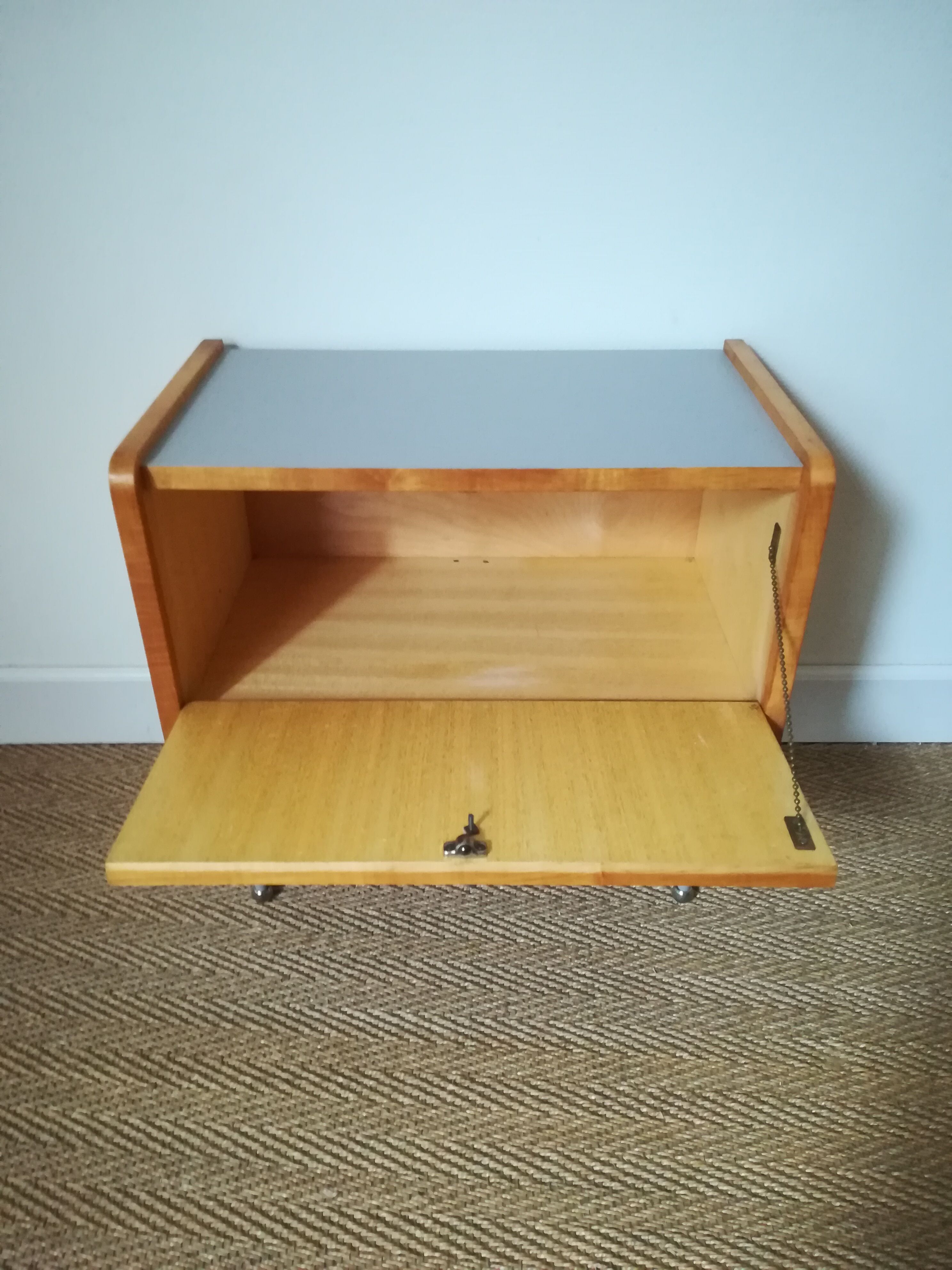 A pair of bedsides