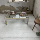 Table basse chrome laiton Romeo Rega