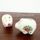 Ceramic pig salt and pepper shaker set