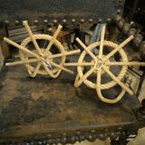Pair of rope wall lights