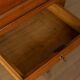 Classic antique wardrobe made of oak, pre-1900