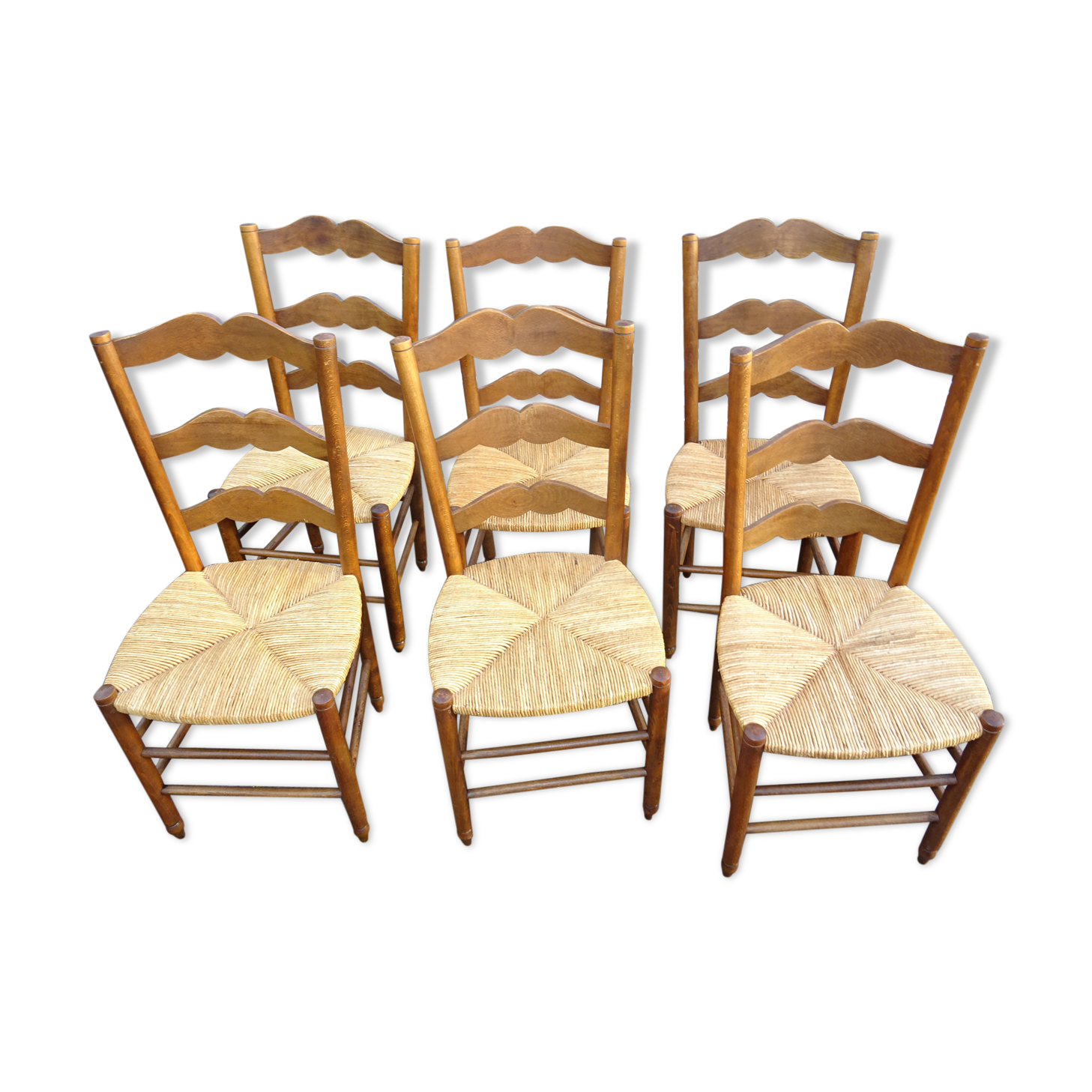 6 peasant chairs
