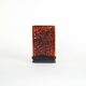 Red vase, Fat Lava, German design, 1960s, made in West Germany