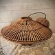 Wicker hanging lamp