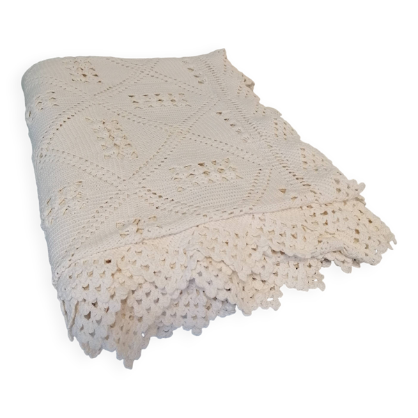 Couvre-lit en crochet