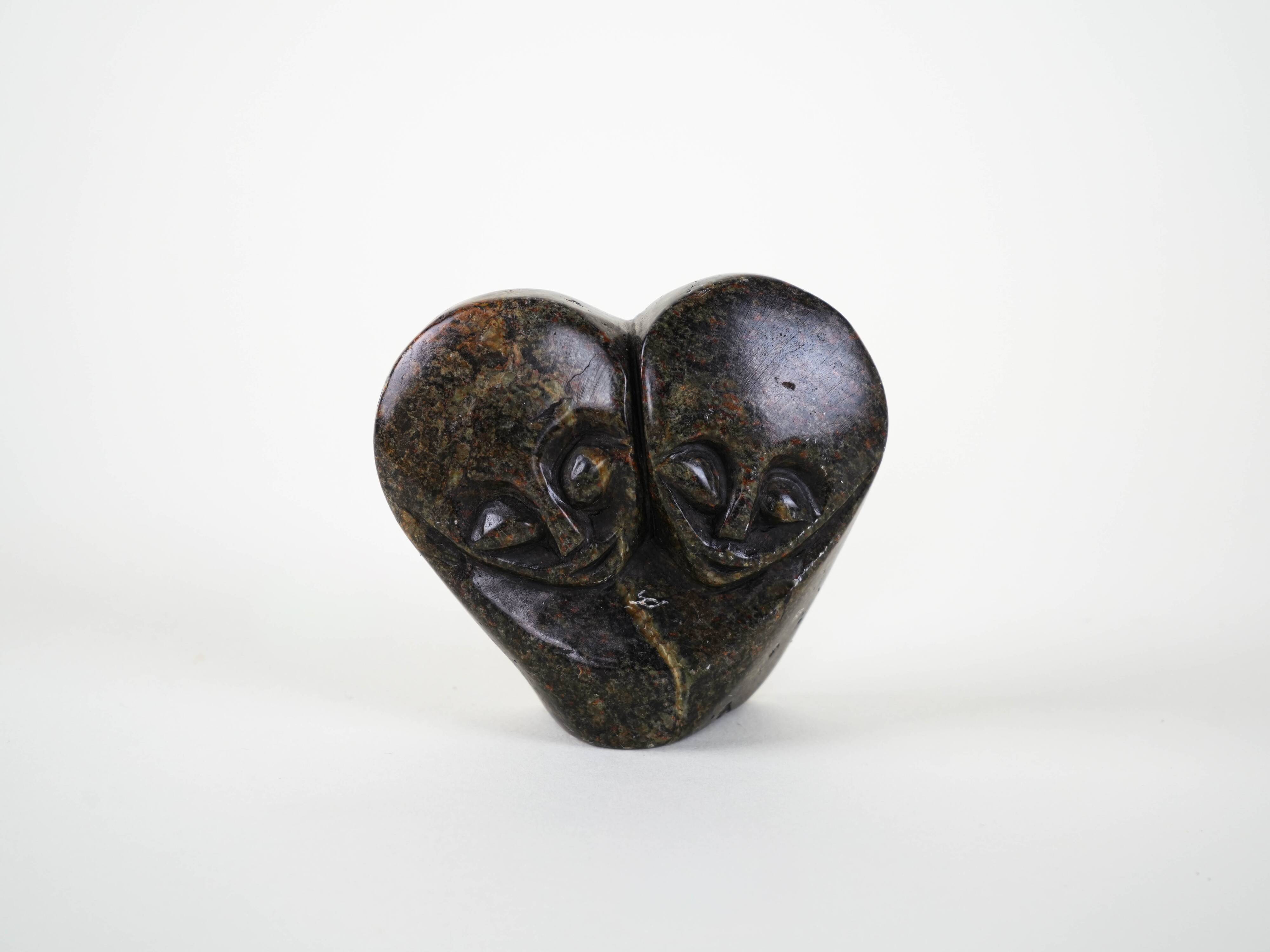 Abstract stone sculpture, Danish design, 1980s, made in Denmark