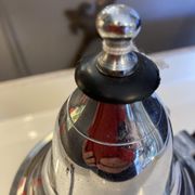 Chrome coffee maker teapot