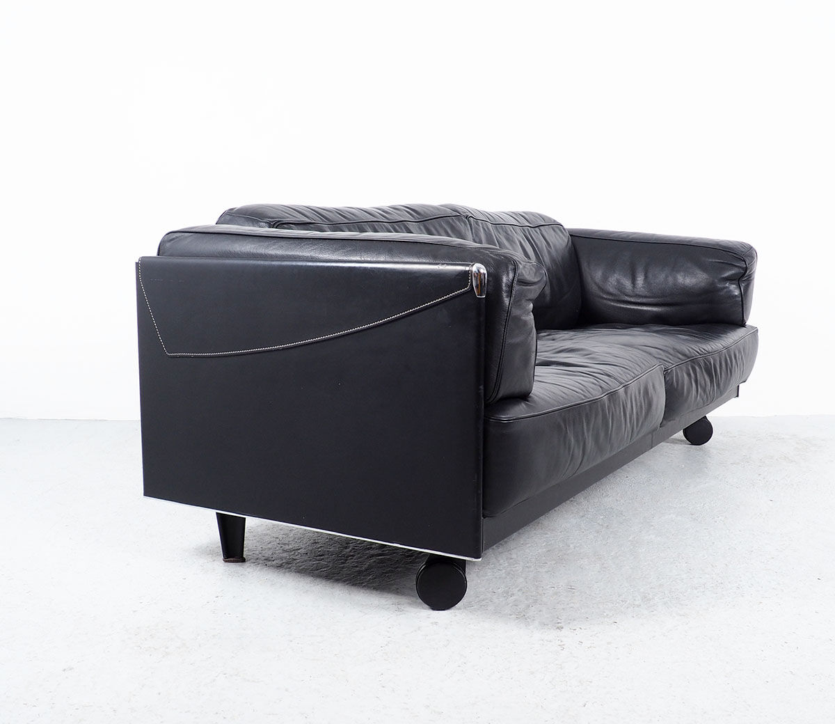 Twice 2.5-Seater Leather Sofa by Pierluigi Cerri for Poltrona Frau, 1990s