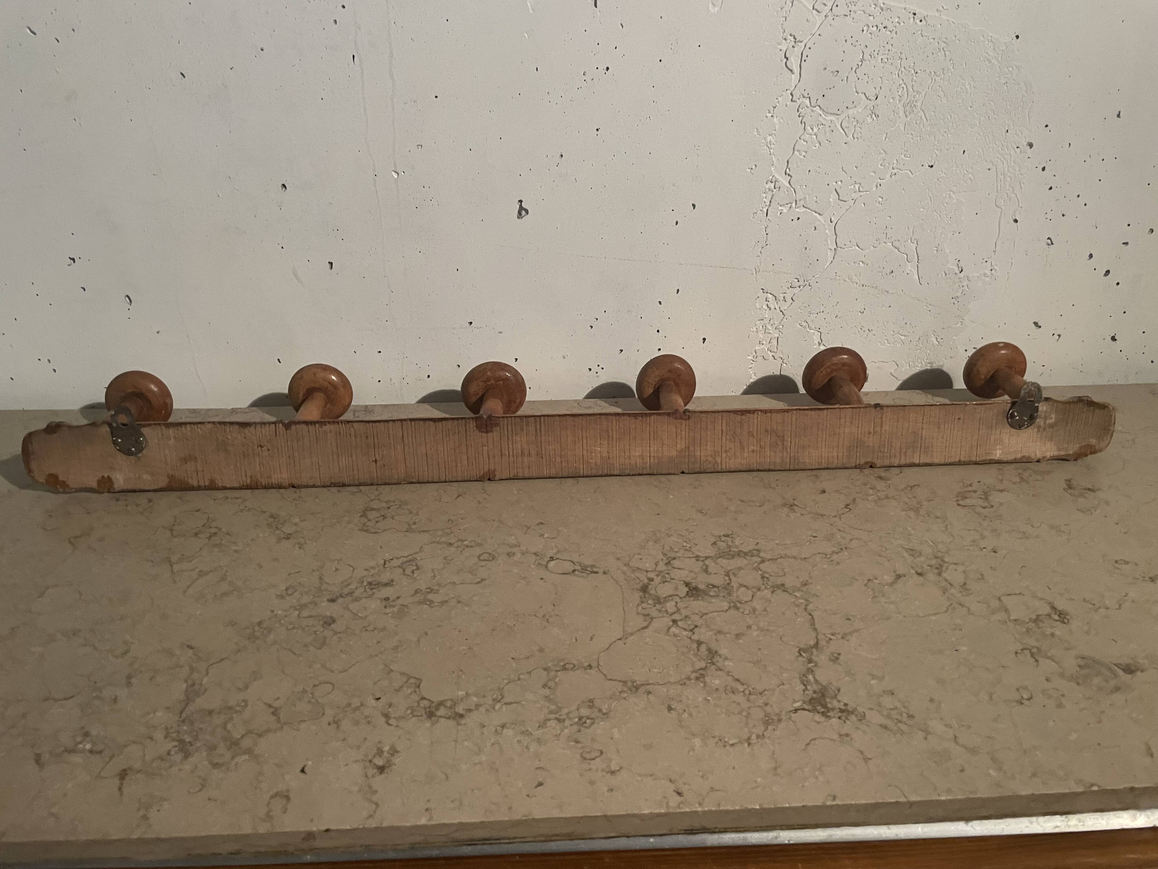 1960s faux bamboo coat hook