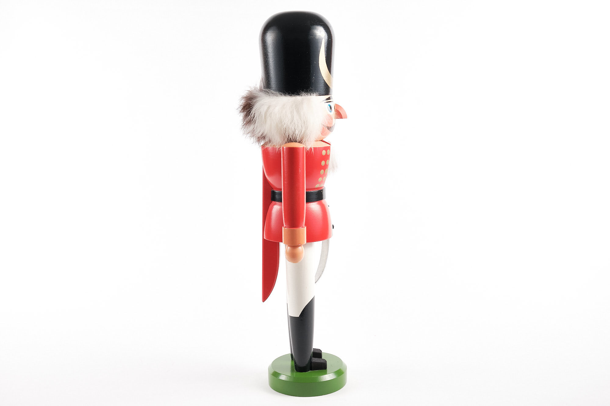 Nutcracker of the Erzgebirge, sculpted, vintage, GDR, hussar.