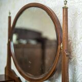 Antique English Softwood and Mahogany Veneer Vanity Table by Maple & Co., 1890s