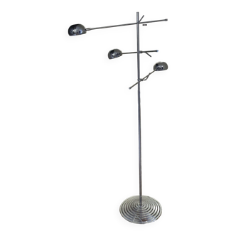 Lampadaire modulable chromé