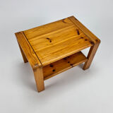 Maison Regain Pine stool or sidetable, 1970