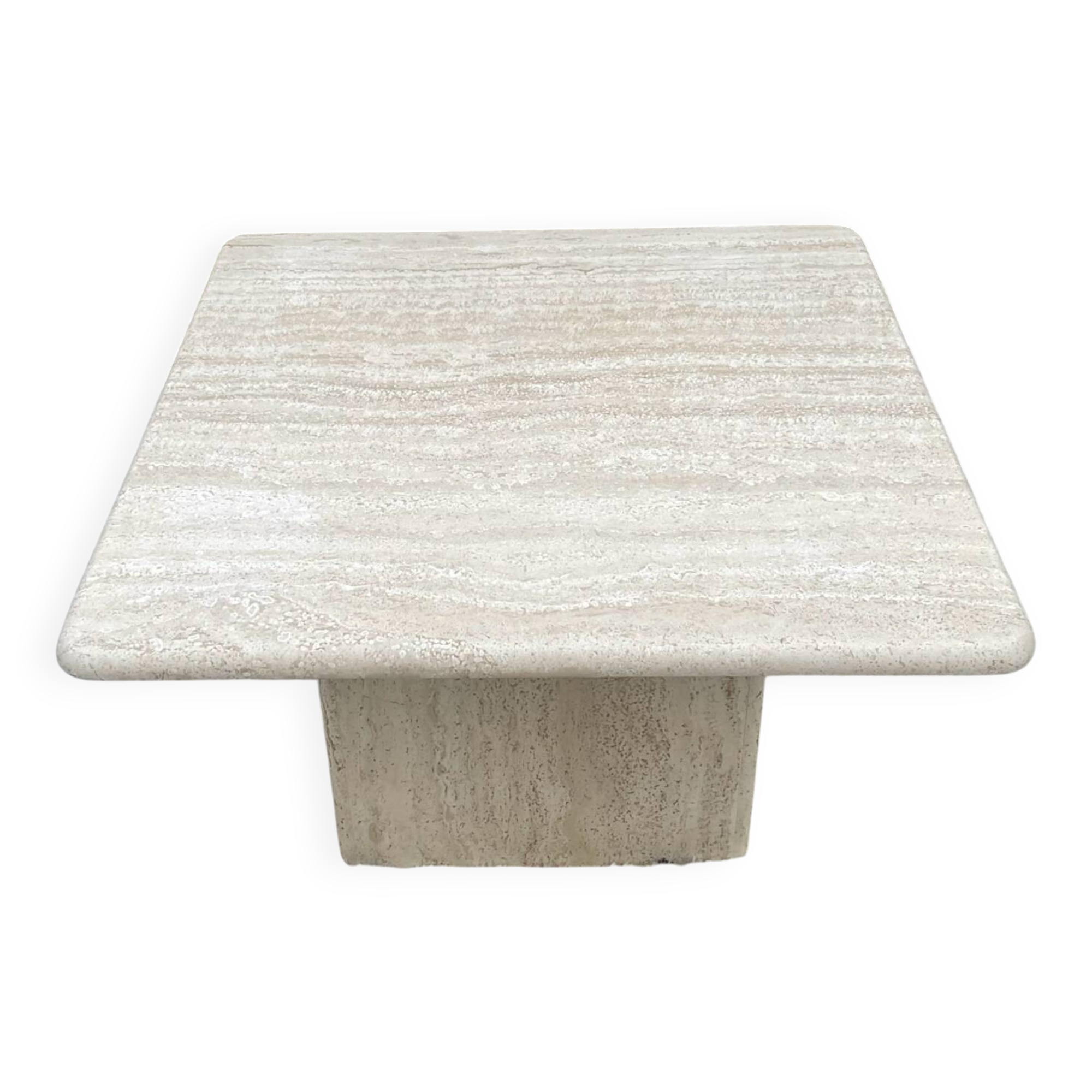 Travertine coffee table, 1970s