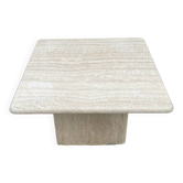 Table basse en travertin, années 70