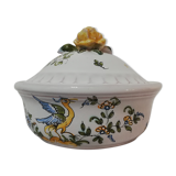 Bonbonnière in Moustiers earthenware