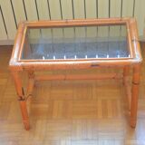 Table basse en bambou