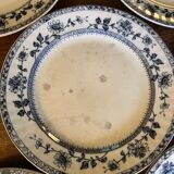 Set of 8 old English plates